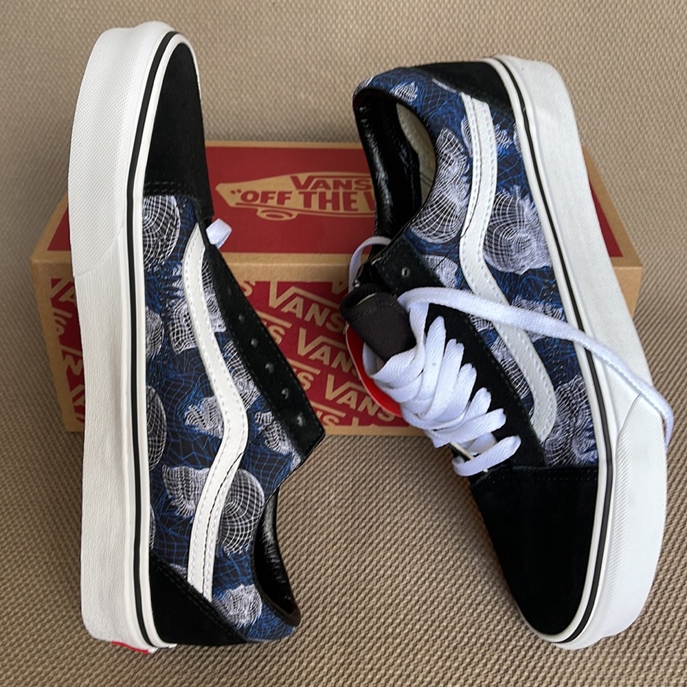 Vans Old Skool Wireframe Skulls Black / True White WMNS - Picture 12 of 16